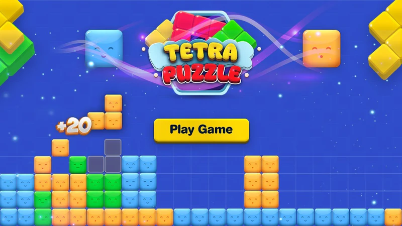 Tetra Brick puzzle screenshot 1 (video preview)