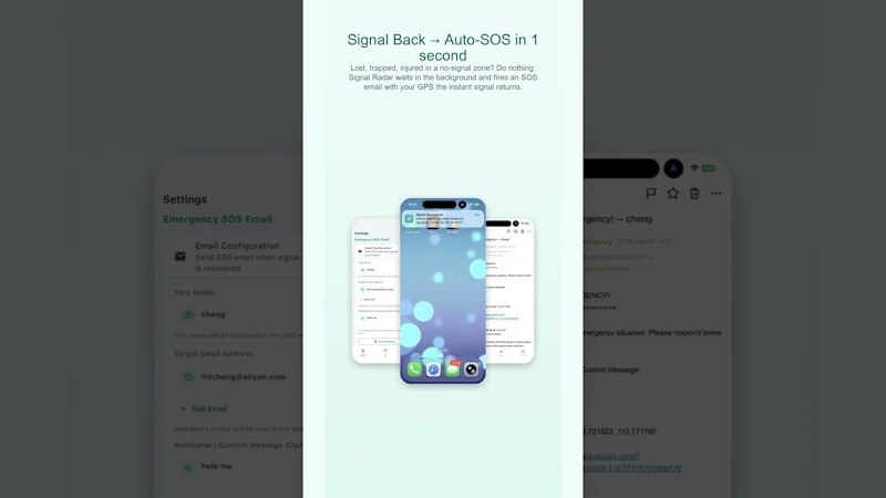 Signal Radar screenshot 1 (video preview)