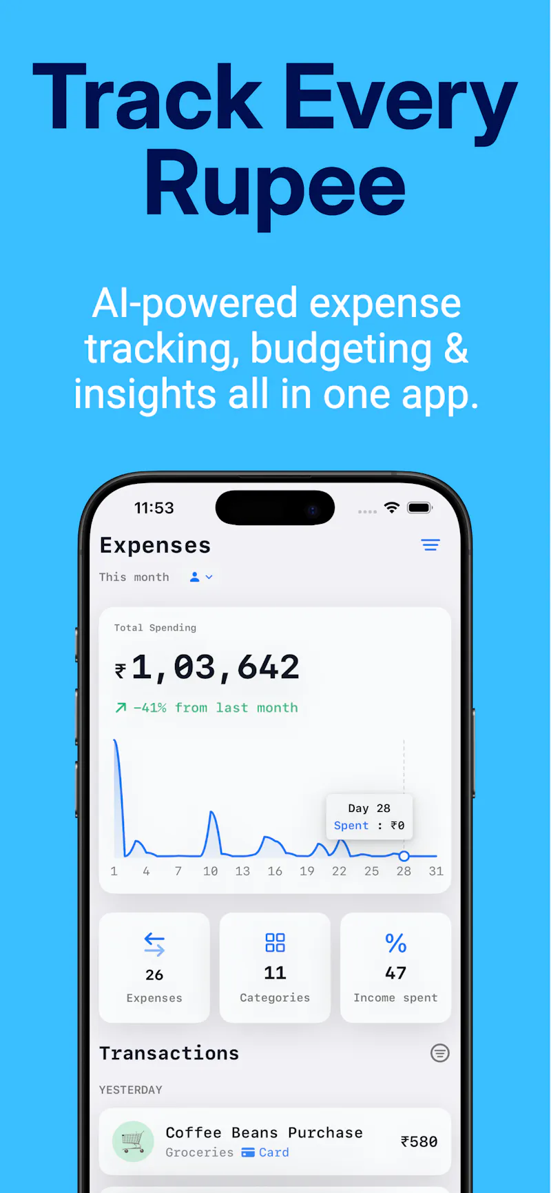 Kharcha: Track Smartly screenshot 1