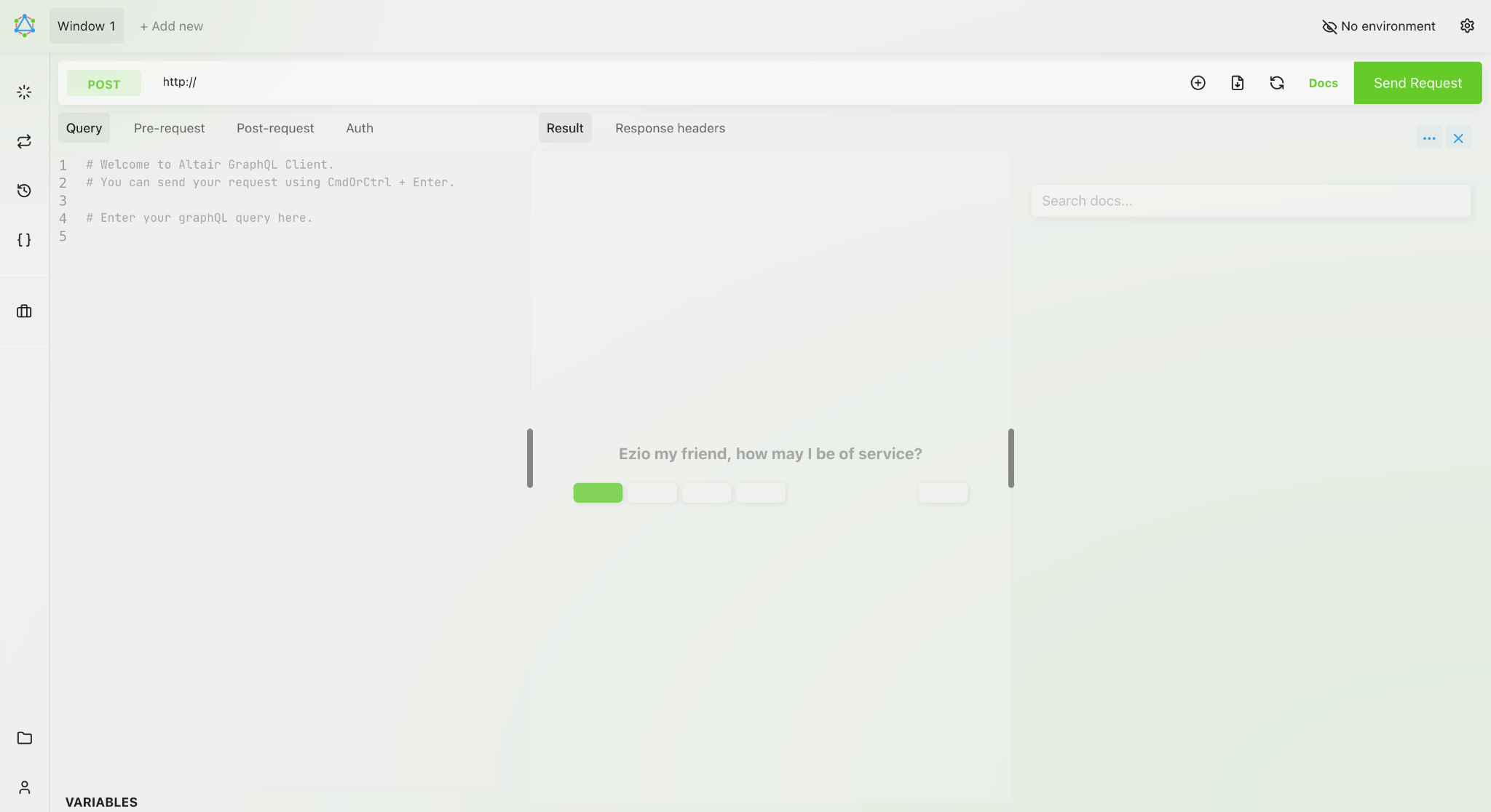 Altair GraphQL Client v7.0.0 медиа 3