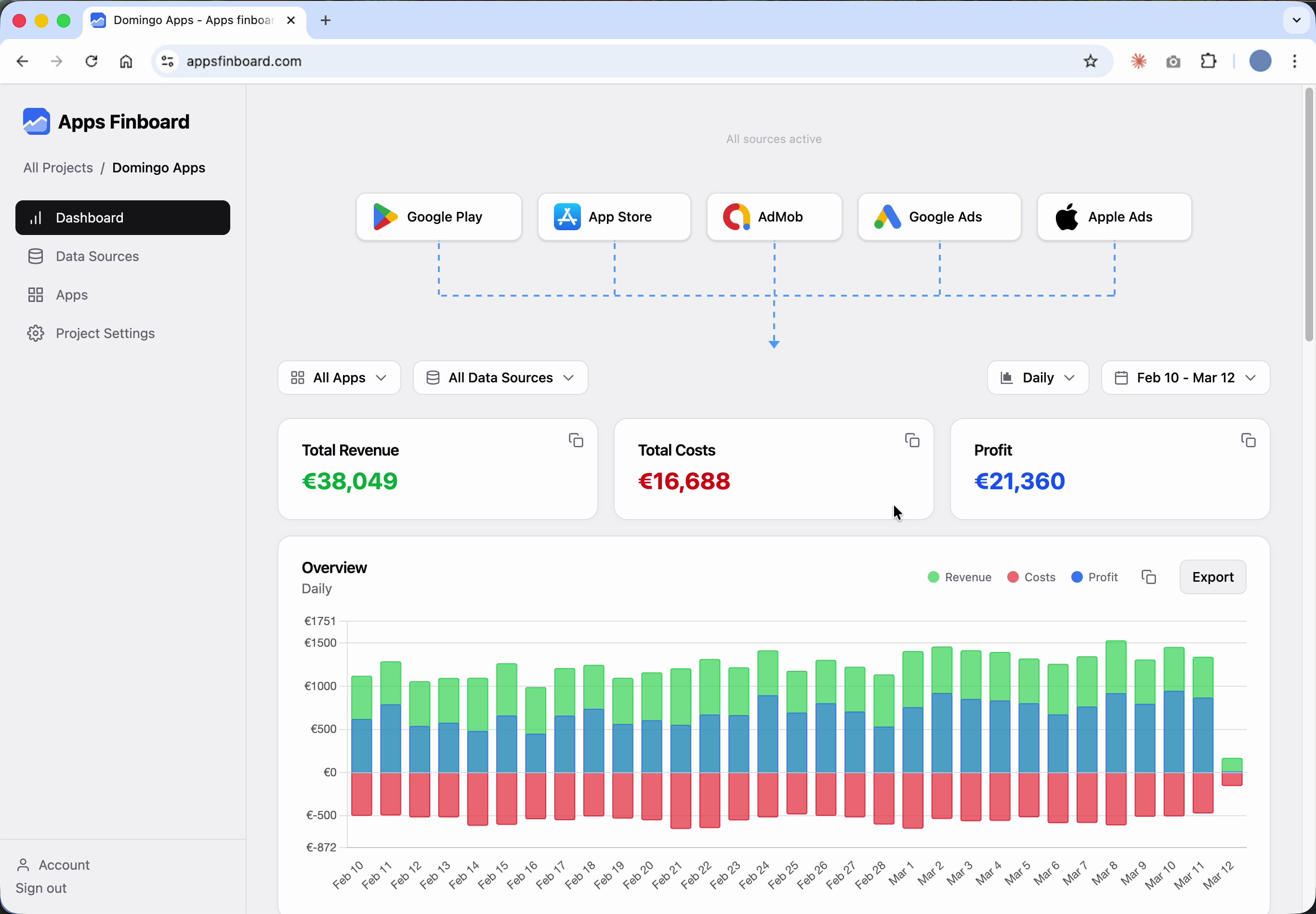 Apps Finboard media 2