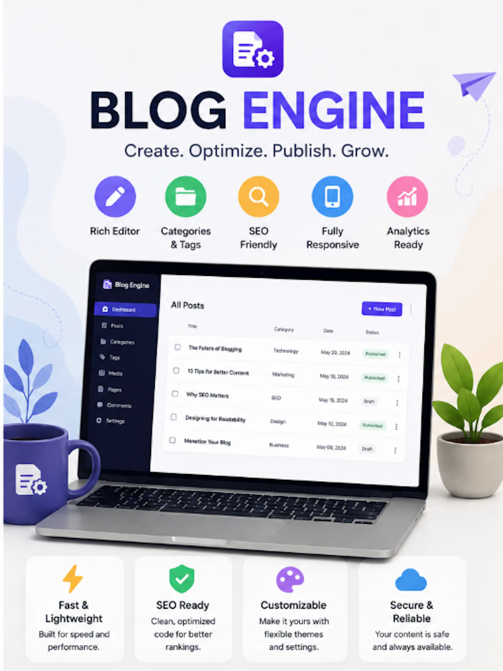 Blog Engine screenshot 3