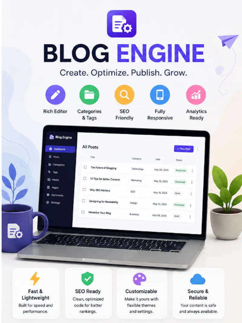 Blog Engine screenshot 3