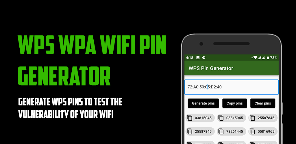 WPS WPA Wifi Pin Generator media 1