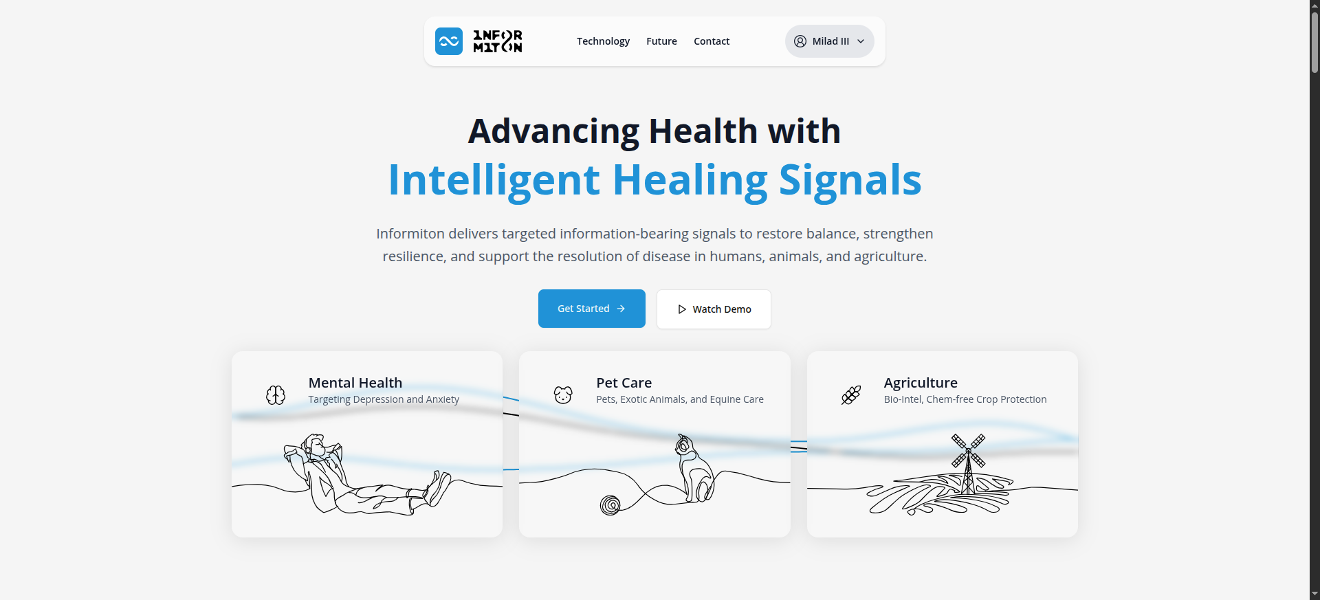 Informiton - Main product screenshot demonstrating key features and user interface