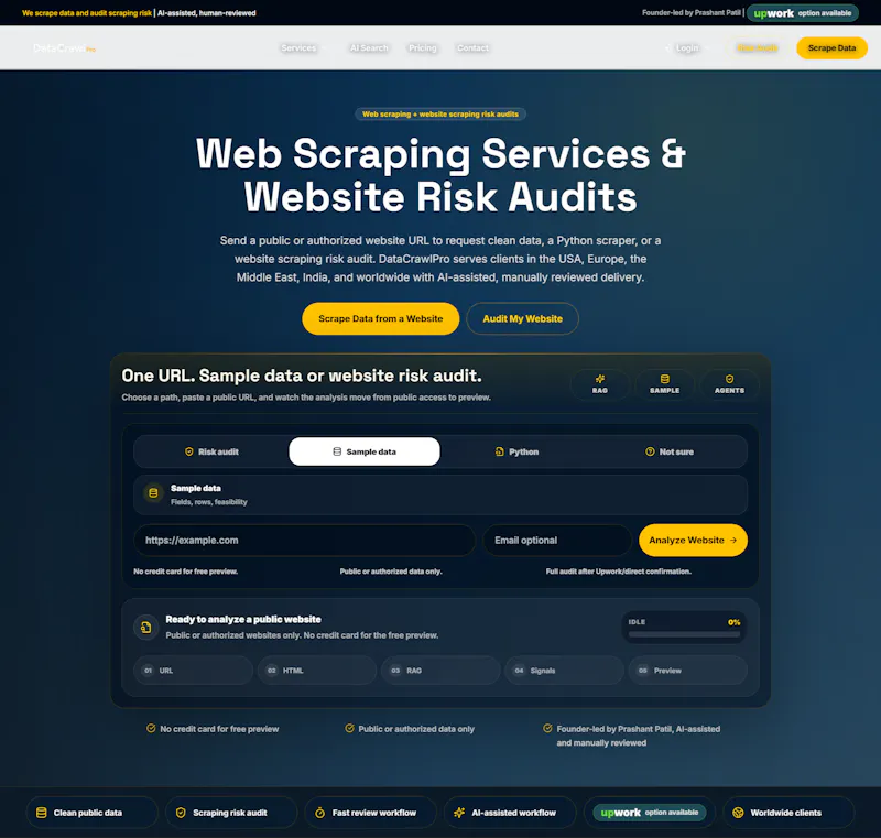 DataCrawlPro screenshot 1