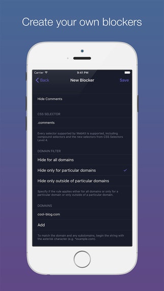1Blocker for iOS 9 gallery image