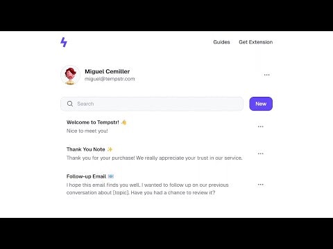 Tempstr gallery image