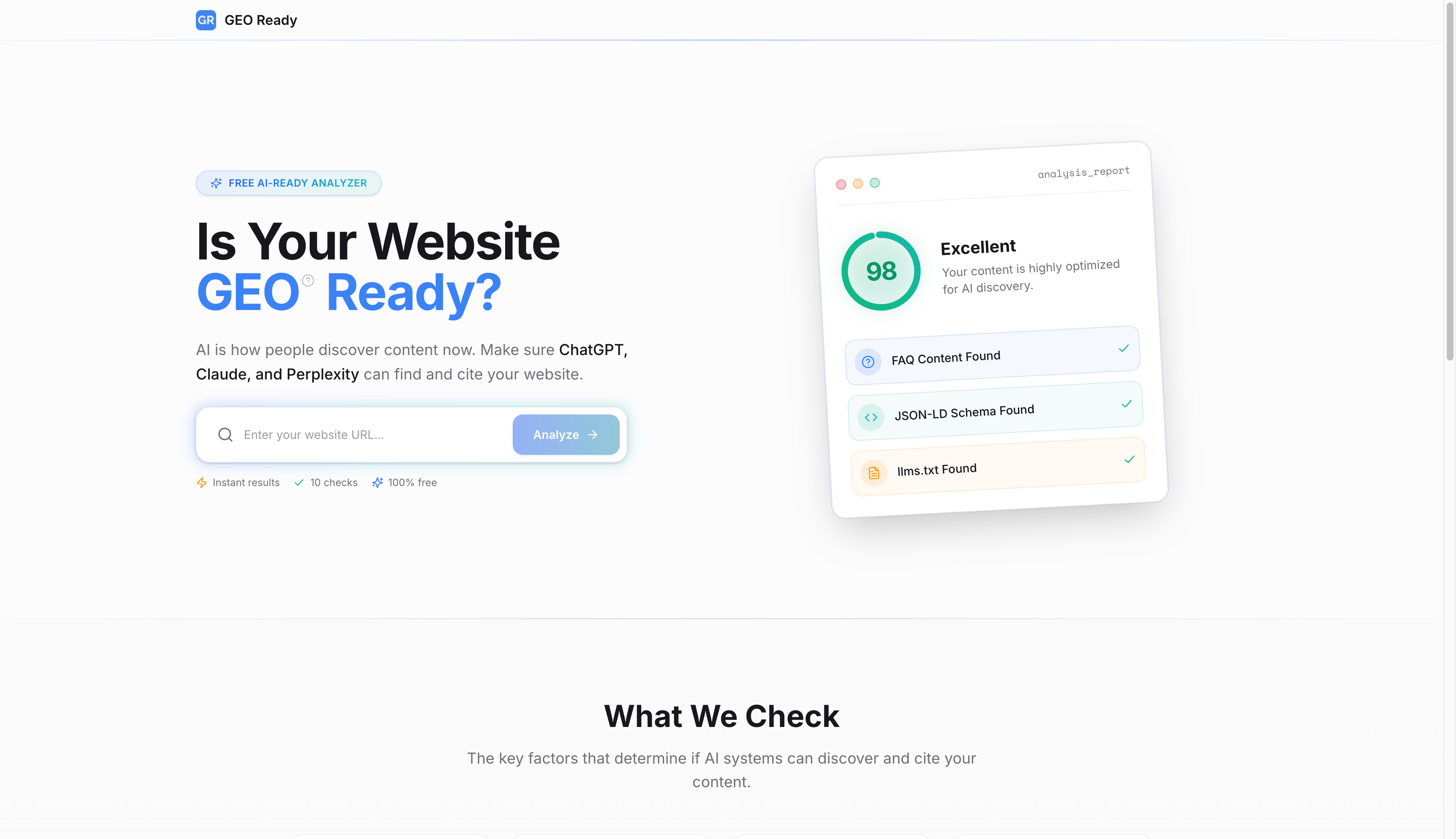 GEO Ready Score gallery image