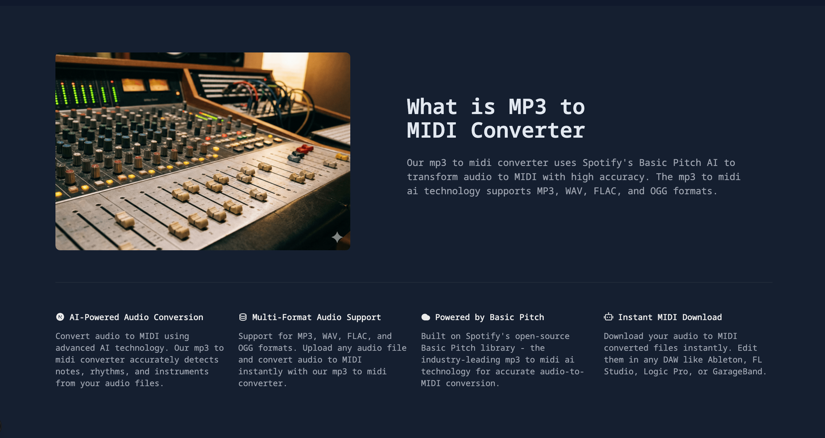 Mp3ToMidi gallery image