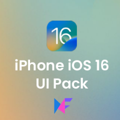 モックフロー用の無料iOS 16 UIパック