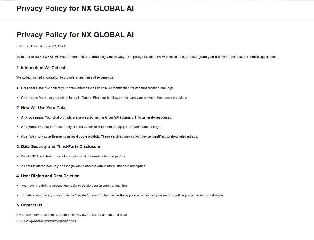 NX GLOBAL Ai gallery image