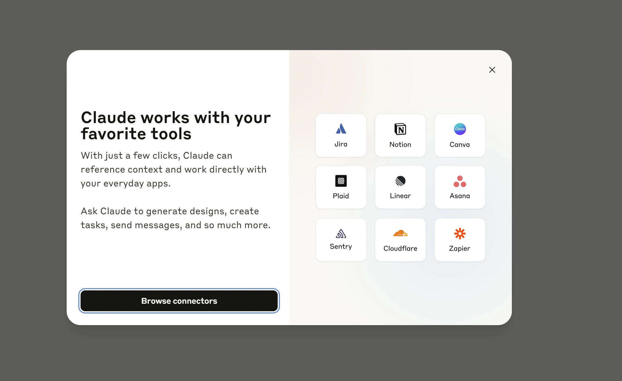 Claude Connectors screenshot 3