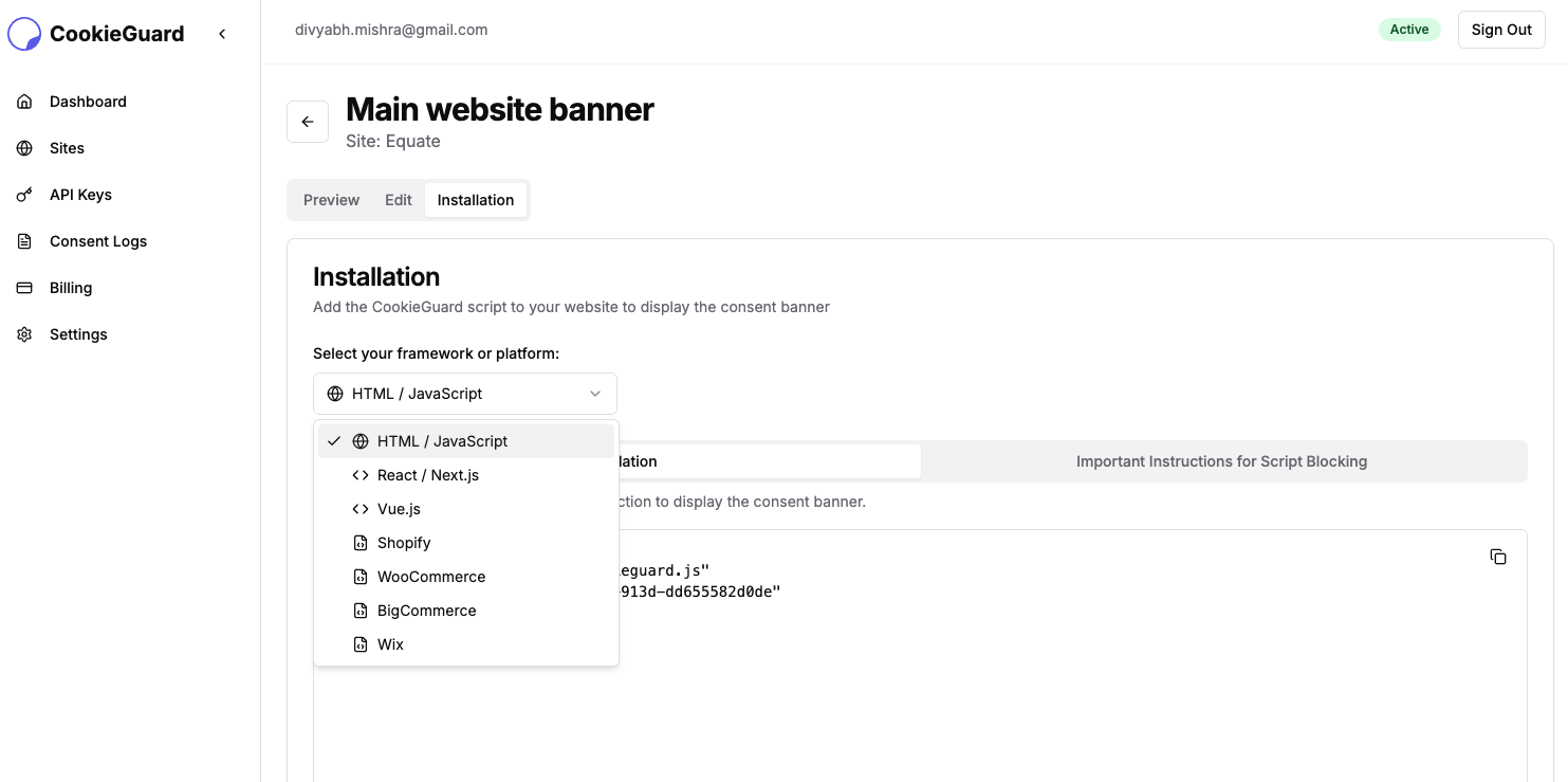 CookieGuard - Screenshot 5 showing product features and functionality