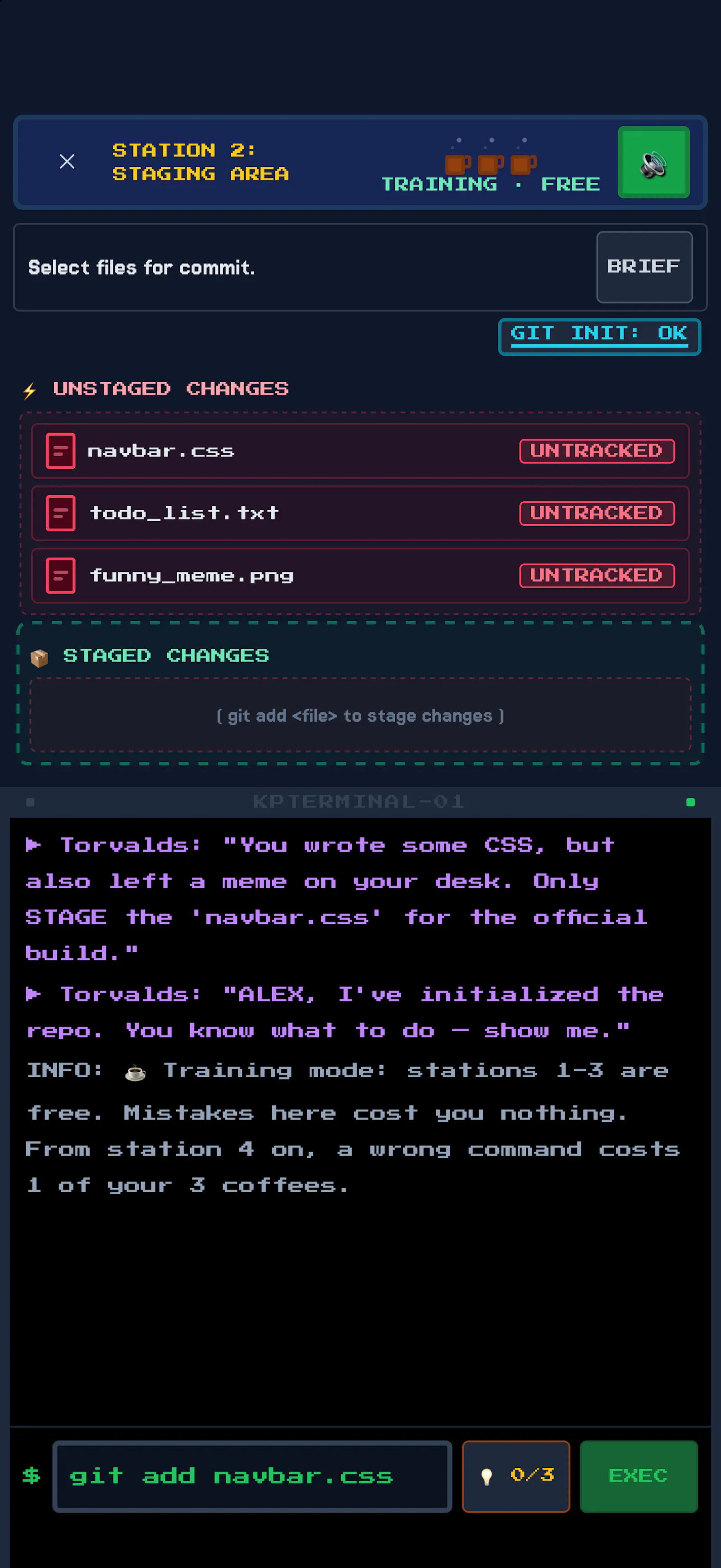 GitSetGo — learn git the fun way screenshot 4