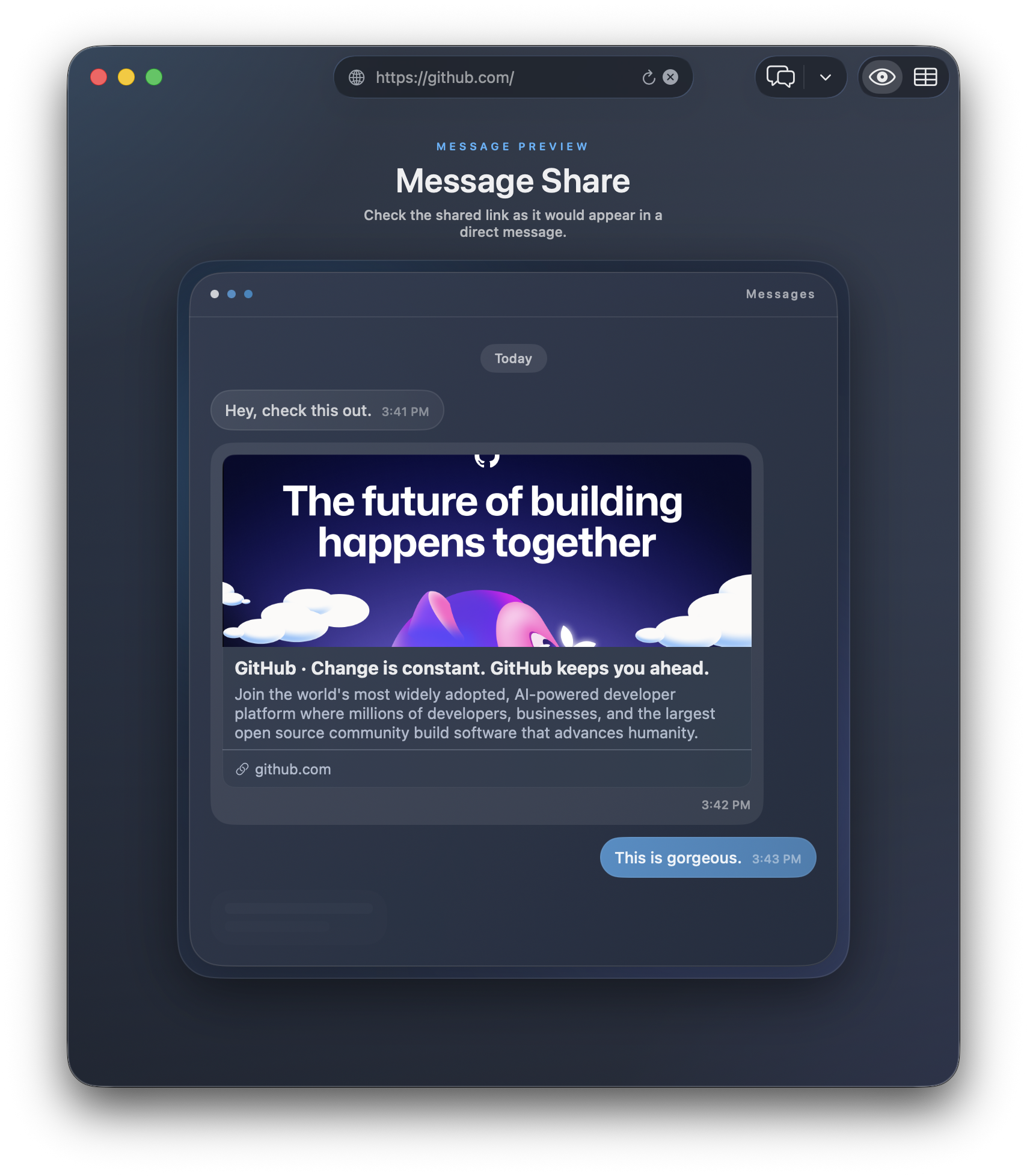 Unfurl Preview gallery image