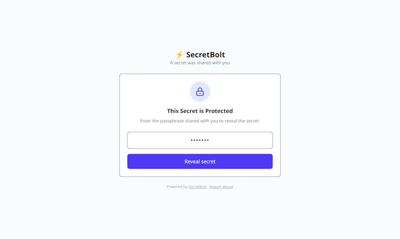 SecretBolt screenshot 4