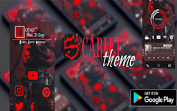 Scarlet Theme for KLWP media 1