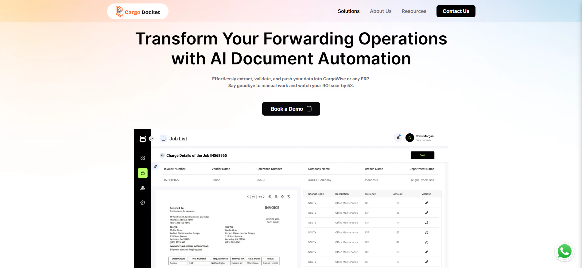 Lading - Cargowise AI -documentautomatisering media 1