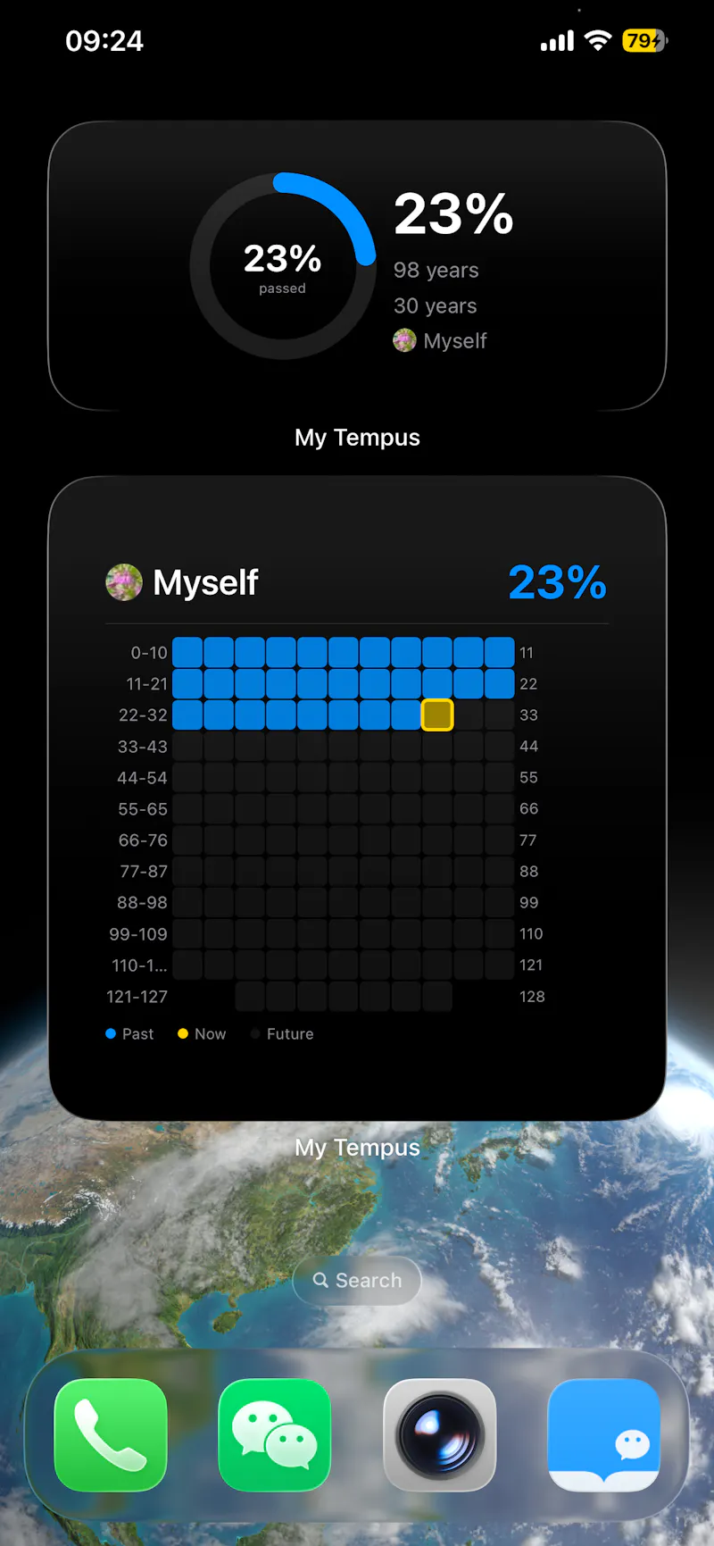My Tempus Life Progress Widget screenshot 8