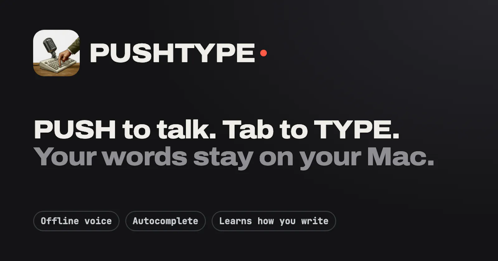 PUSHTYPE screenshot 2