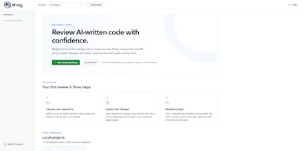 Ming ā Review AI-Written Code gallery image