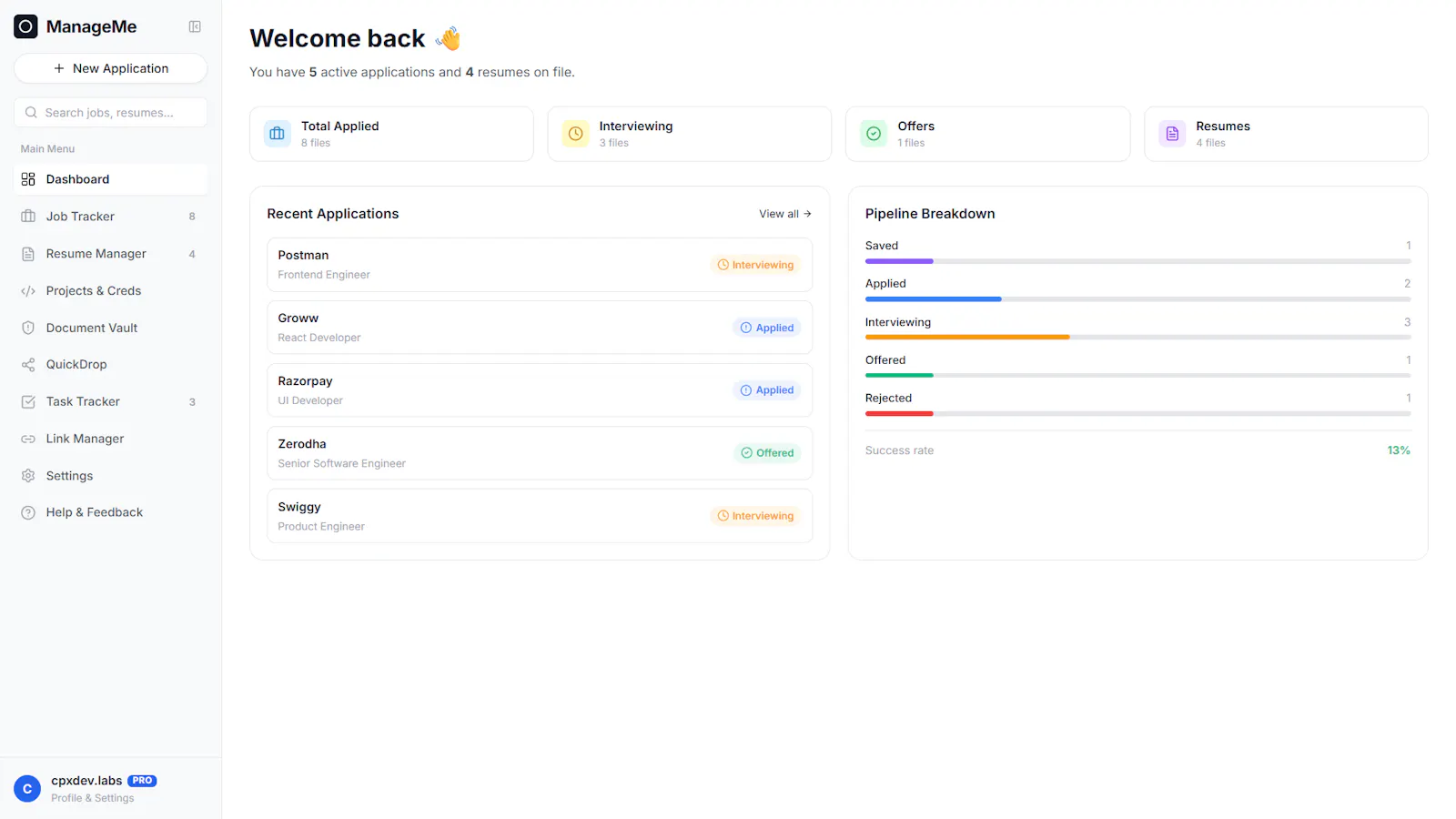 ManageMe screenshot 5