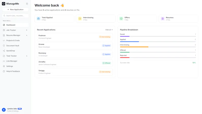 ManageMe screenshot 5