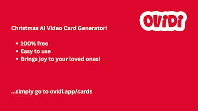 Free Christmas AI Video Card Generator gallery image