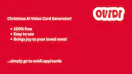 Free Christmas AI Video Card Generator