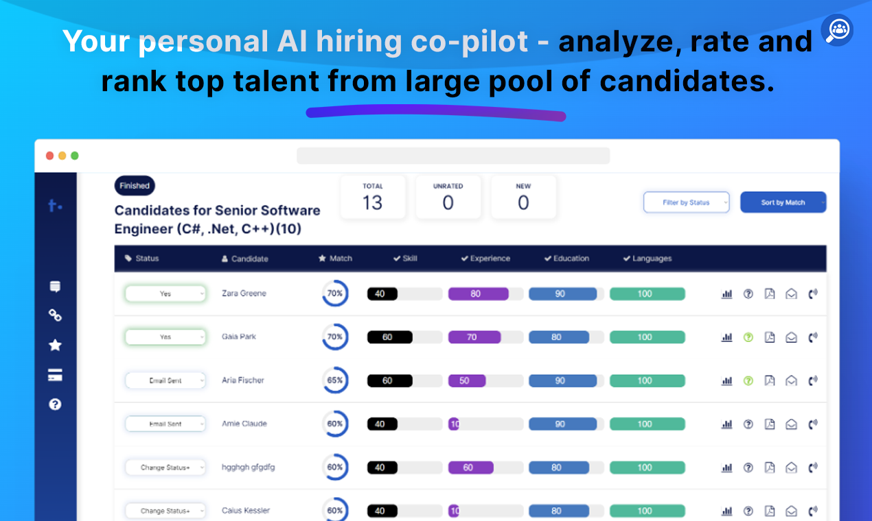 Talentscreener.ai - 후보자 선별을 규모로 자동화합니다 미디어 1
