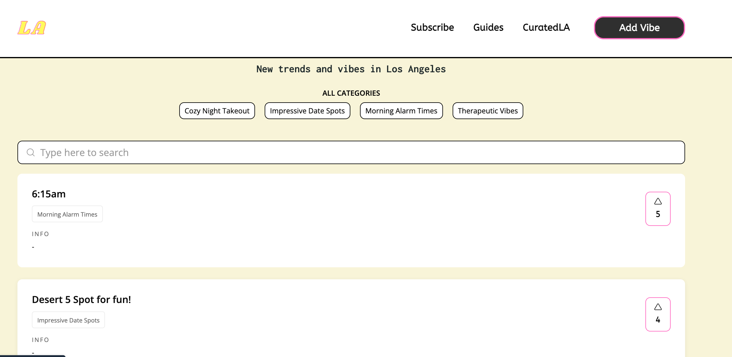 Vibras de Los Ángeles por curatedla media 1
