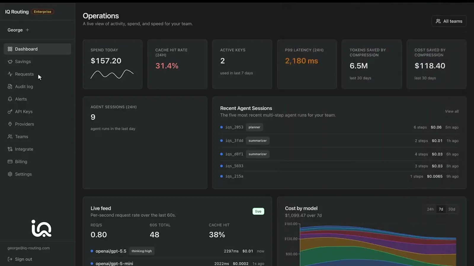 IQ Routing screenshot 1 (video preview)