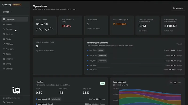 IQ Routing screenshot 1 (video preview)