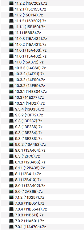 iOS system symbols gallery image