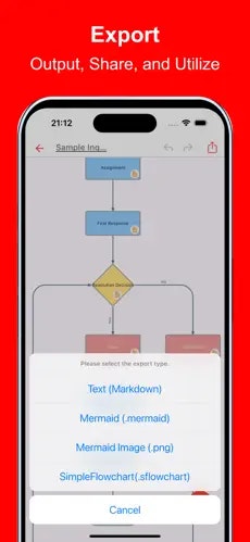 Simple Flowchart - Screenshot 5 showing product features and functionality