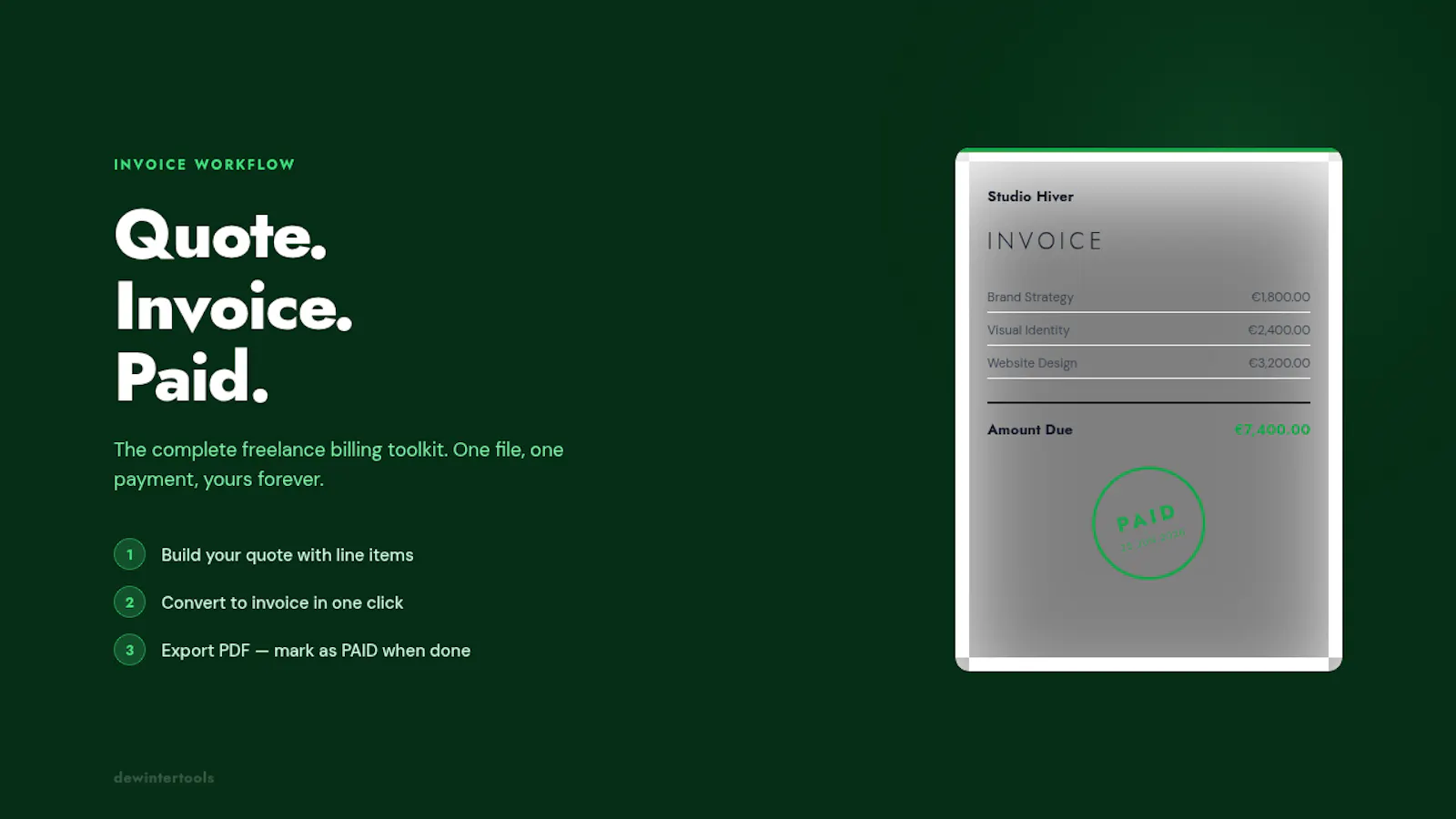 Quote & Invoice Builder screenshot 2
