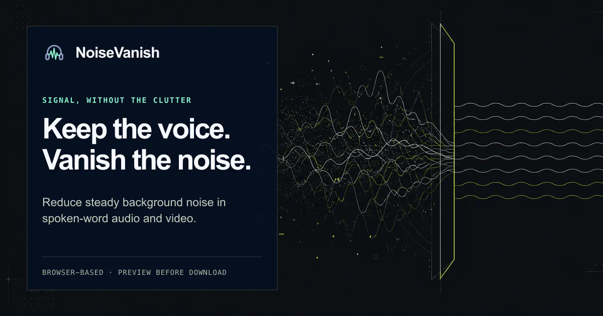 NoiseVanish gallery image