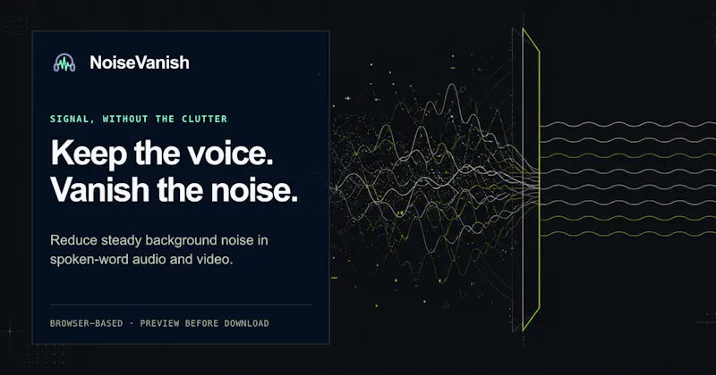 NoiseVanish screenshot 1