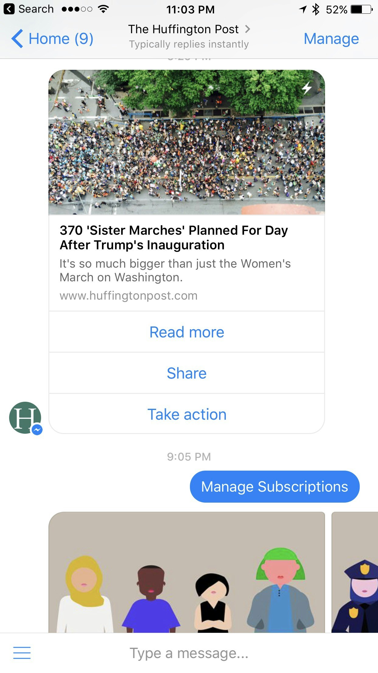 Huffington Post 100 Days of Trump Bot gallery image