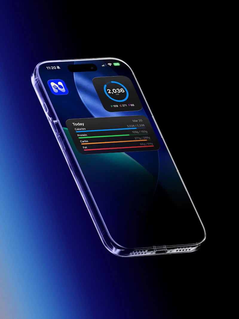 Nibby: No Junk Calorie Tracker screenshot 1