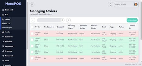 NexoPOS 4.x gallery image