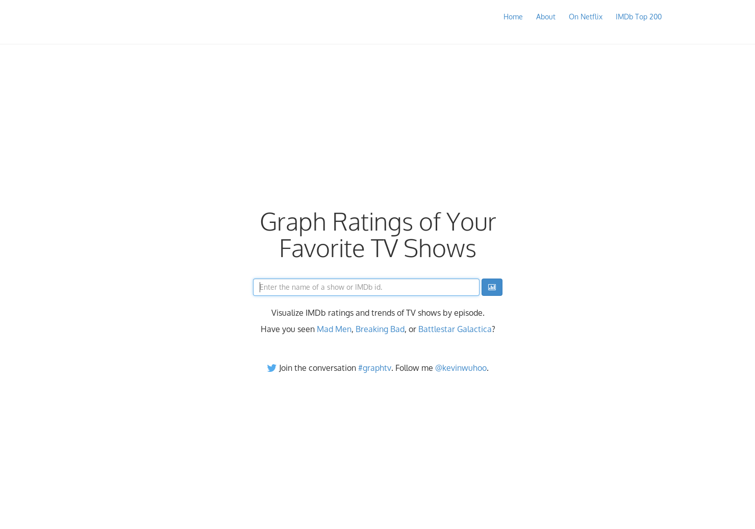 Graphtv Visualize Imdb Ratings And Trends Of Tv Shows By Episode