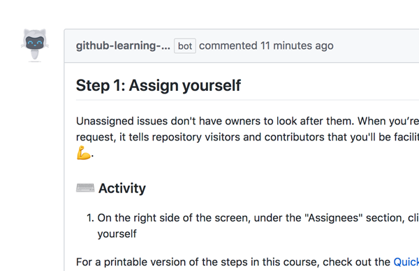GitHub Learning Lab gallery image