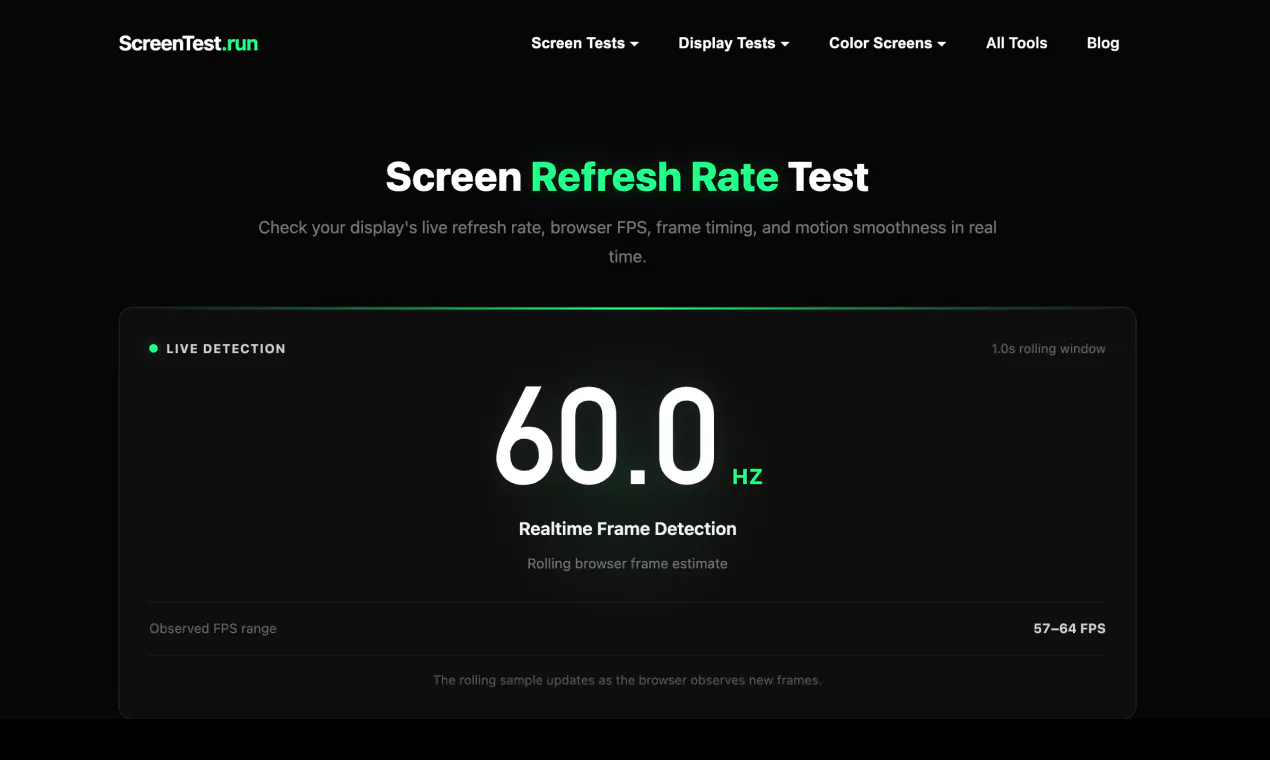 Screentest gallery image