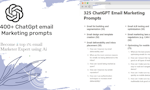 ChatGPT prompts Email image