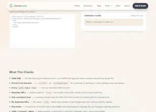 Contomatix Sitemap Validator gallery image