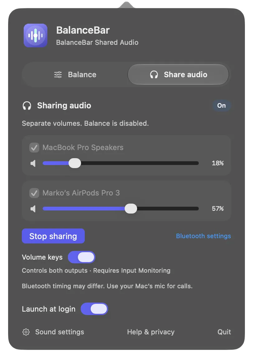 BalanceBar gallery image