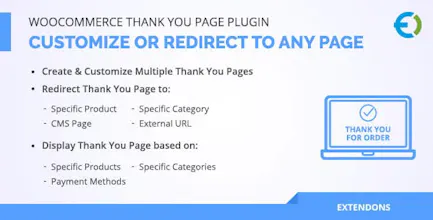 WooCommerce Thank You Page URL Plugin gallery image
