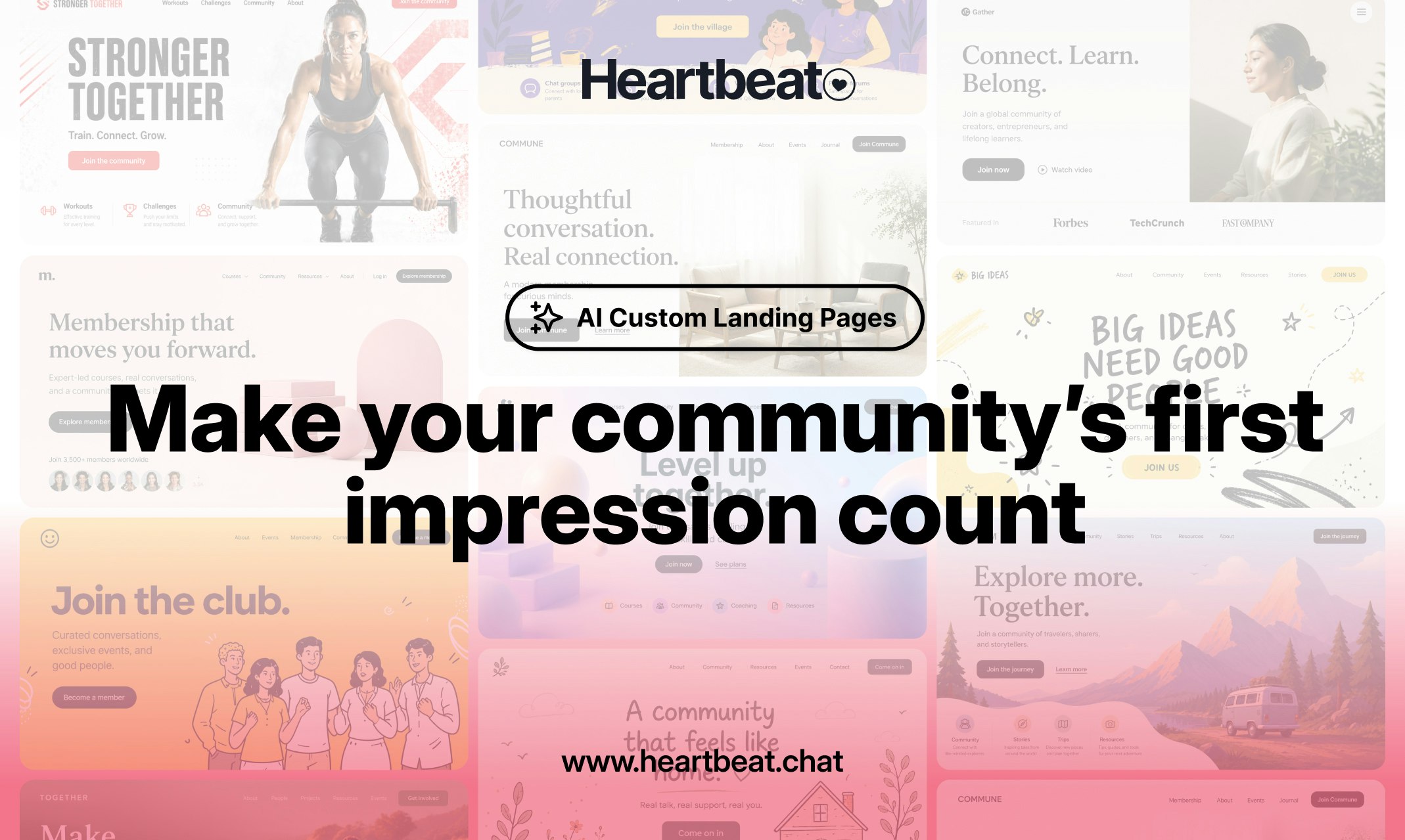 Heartbeat Landing Pages gallery image